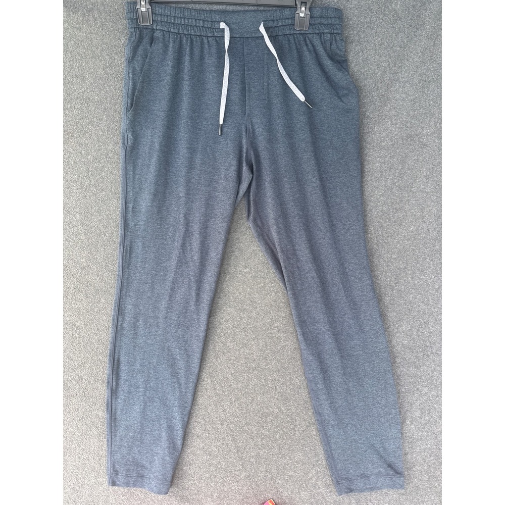 Lululemon City Sweat Jogger Pant Mens L Heathered Grey Blue LM5ARES.0 29 Inseam